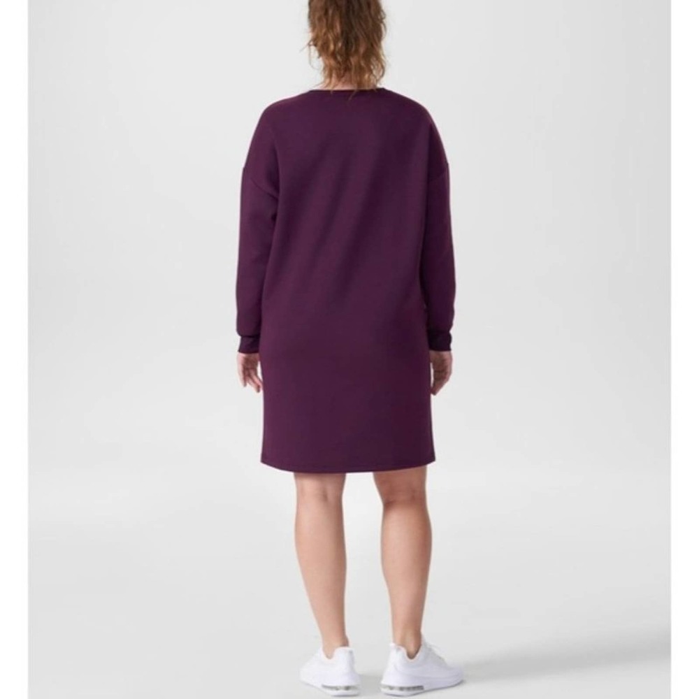 Universal Standard Game Iris Crew Sweatshirt Dress - image 3